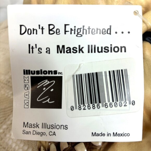 Mask Illusions Vintage  Collectible 90’s Realistic Skull Latex Mask - Picture 11 of 11